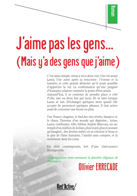 J'aime pas les gens (Mais y'a des gens que j'aime de Ollivier ERRECADE