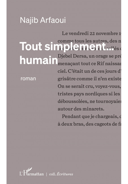 Tout simplement...humain de Arfaoui Najib