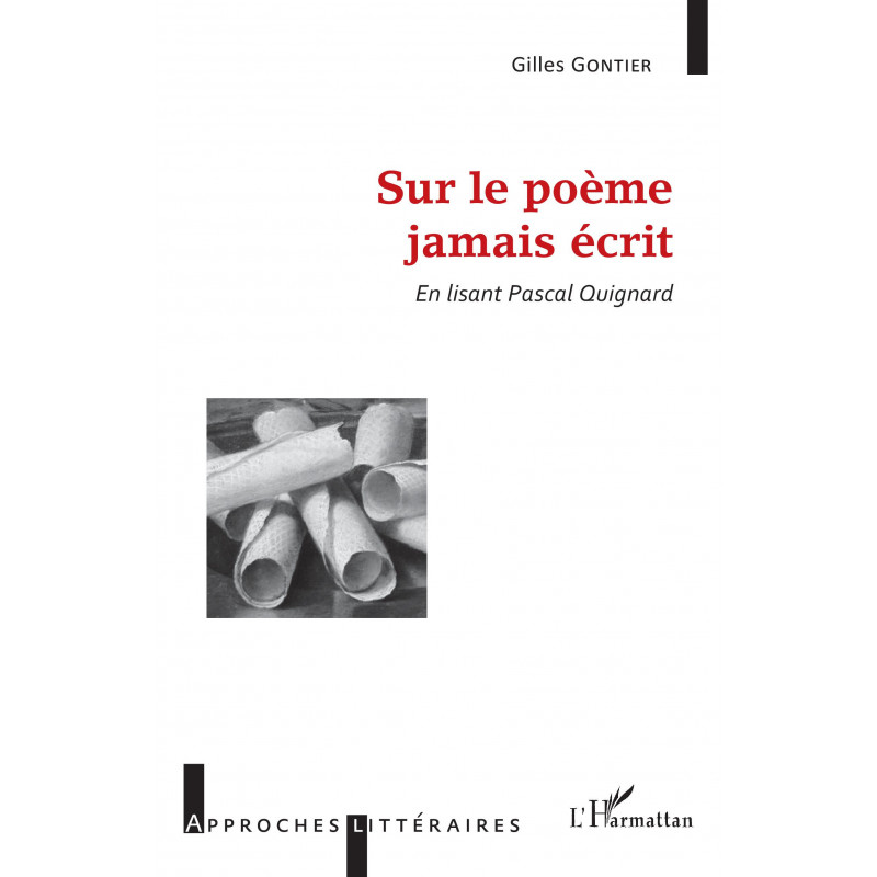 Sur le poème jamais écrit de Gontier Gilles