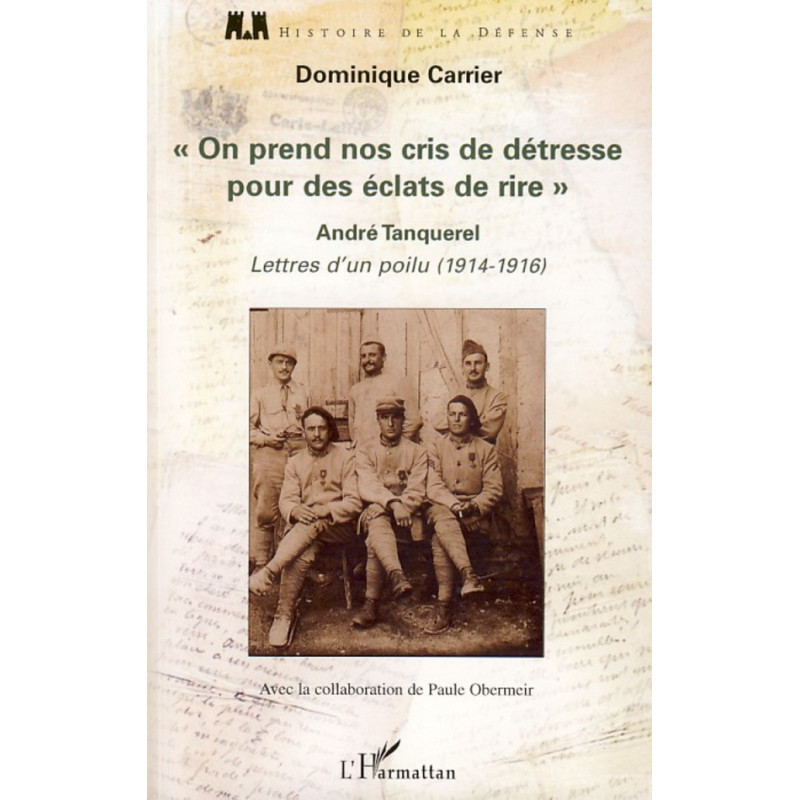 "On prend nos cris de détresse pour des éclats de rire" de Carrier Dominique & Tanquerel André